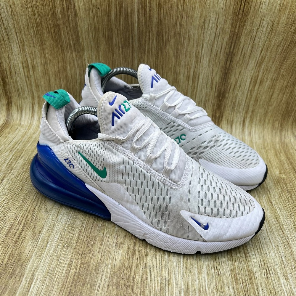 Nike Air Max 270 Women's Size 11 White Lapis Shoes Sneakers AH6789-109